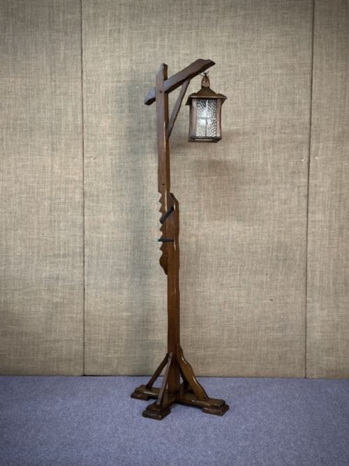 attractive arts crafts adjustable standard lamp