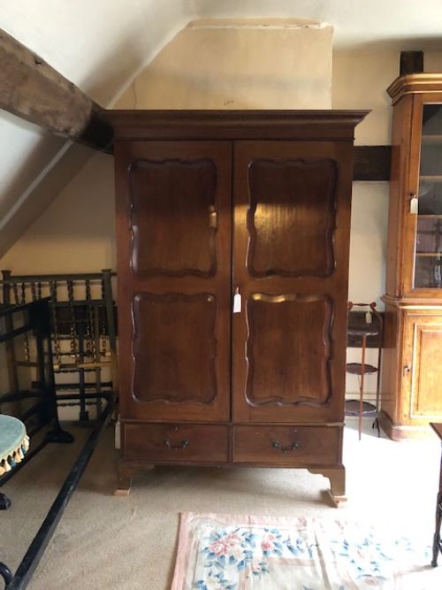19th century mahogany channel islands wardrobe