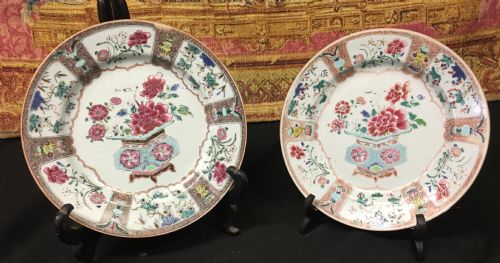 c18th pair of chinese plates