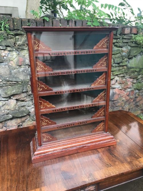 c19th advertising table top shop display