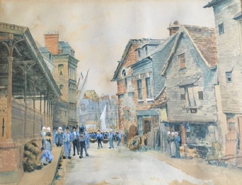c19th watercolour by j c staples and dated 1881