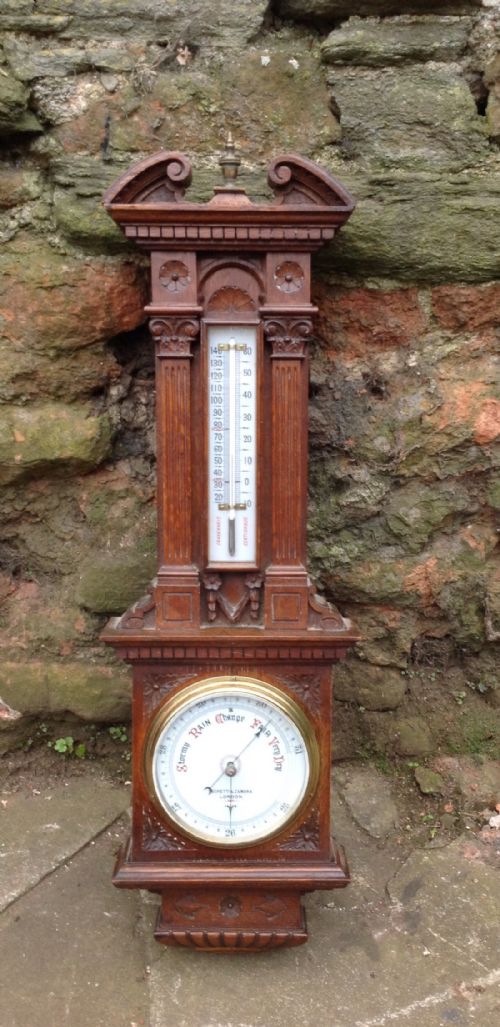 c19th negretti and zambra aneroid barometer