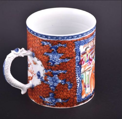 early c19th chinese canton tankard