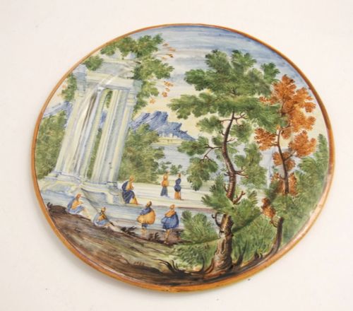 c18th costello maiolica small plate