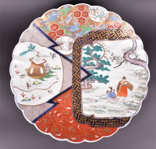 c19th japanese imari charger