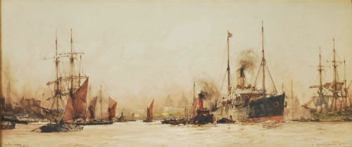 print above greenwich charles edward dixon 18721934