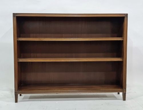 mahogany small open bookcase