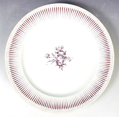 c18th chinese famille rose charger