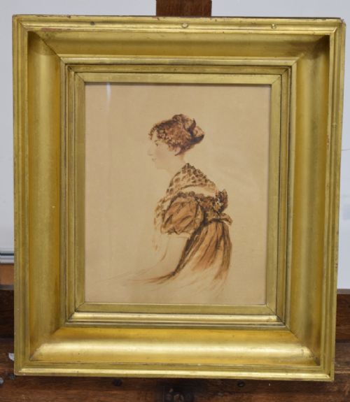 early 19th century watercolour portrait of maria isabella boyes