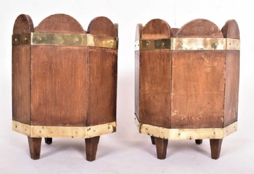 george iii style brass bound buckets