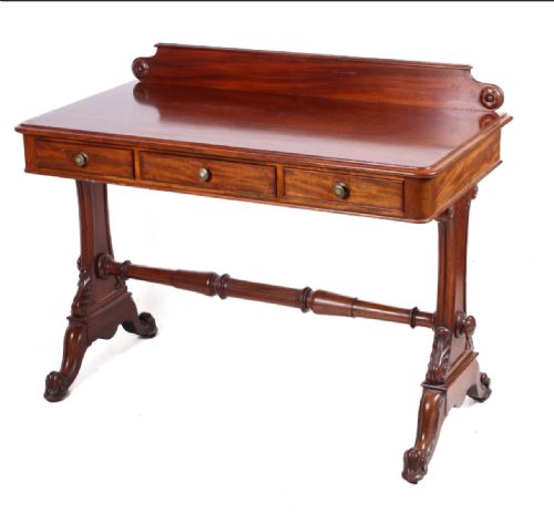 mahogany writing table by t g seddon bond street c1860s