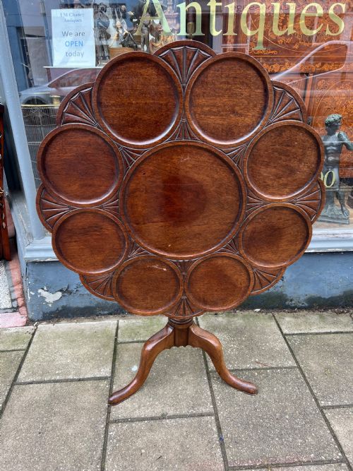georgian mahogany chippendale supper table