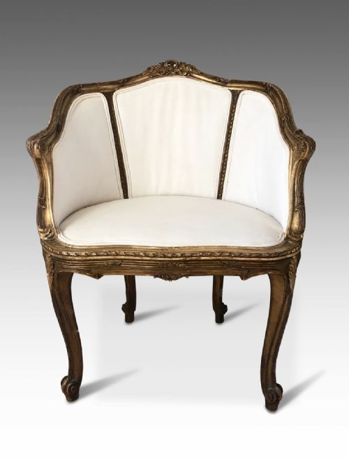 a fine french guilt armchair c1850
