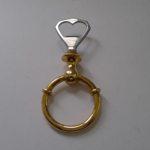 vintage hermes horse bit bottle opener c1970