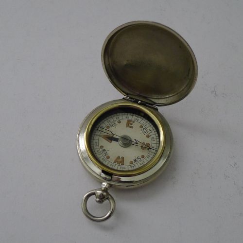 antique english ww1 military issued compass 1917
