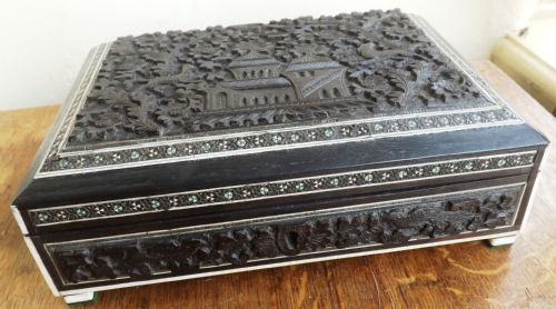 c1880 indian table box