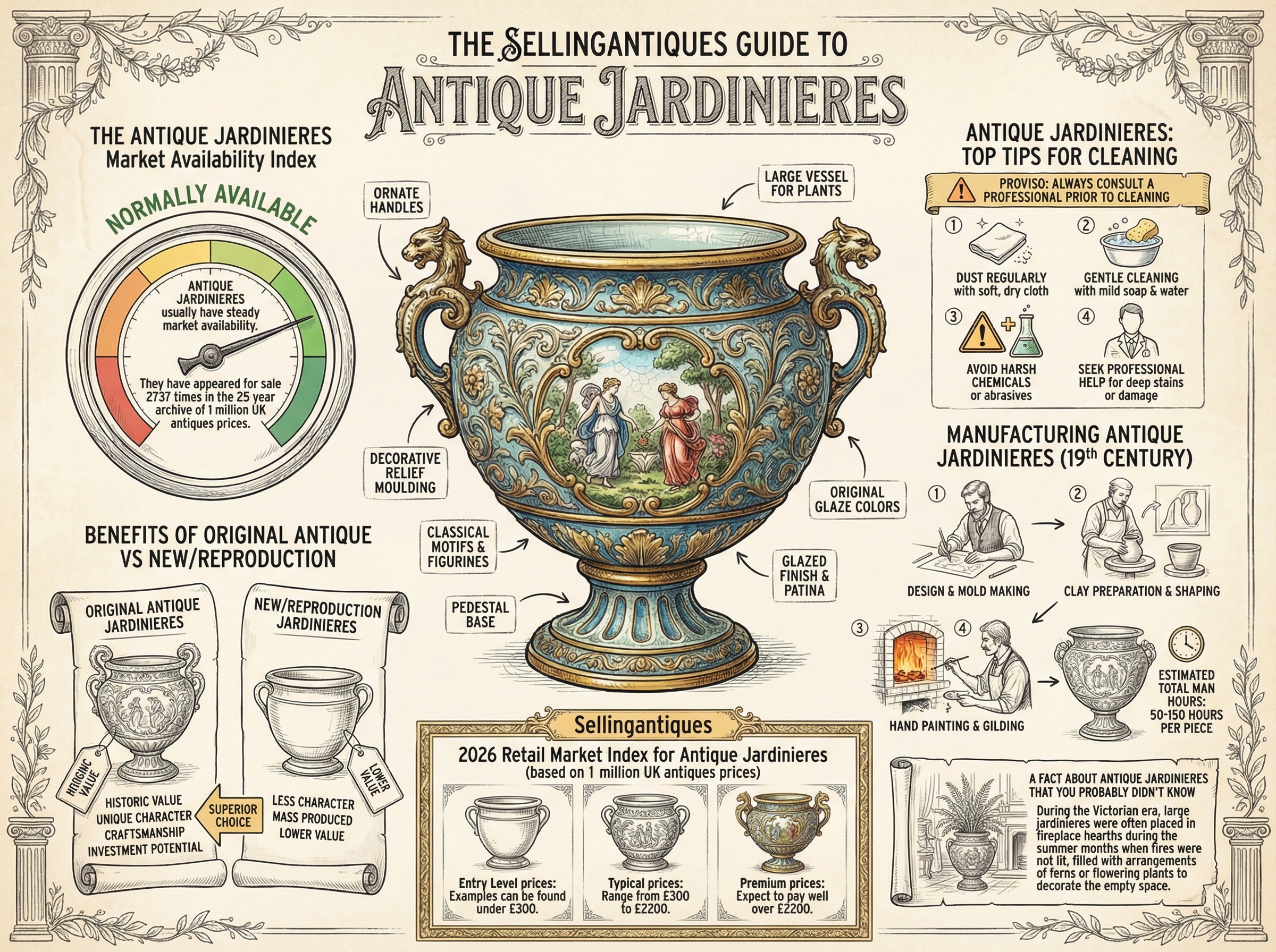 Antique Jardinieres from 122 Shops