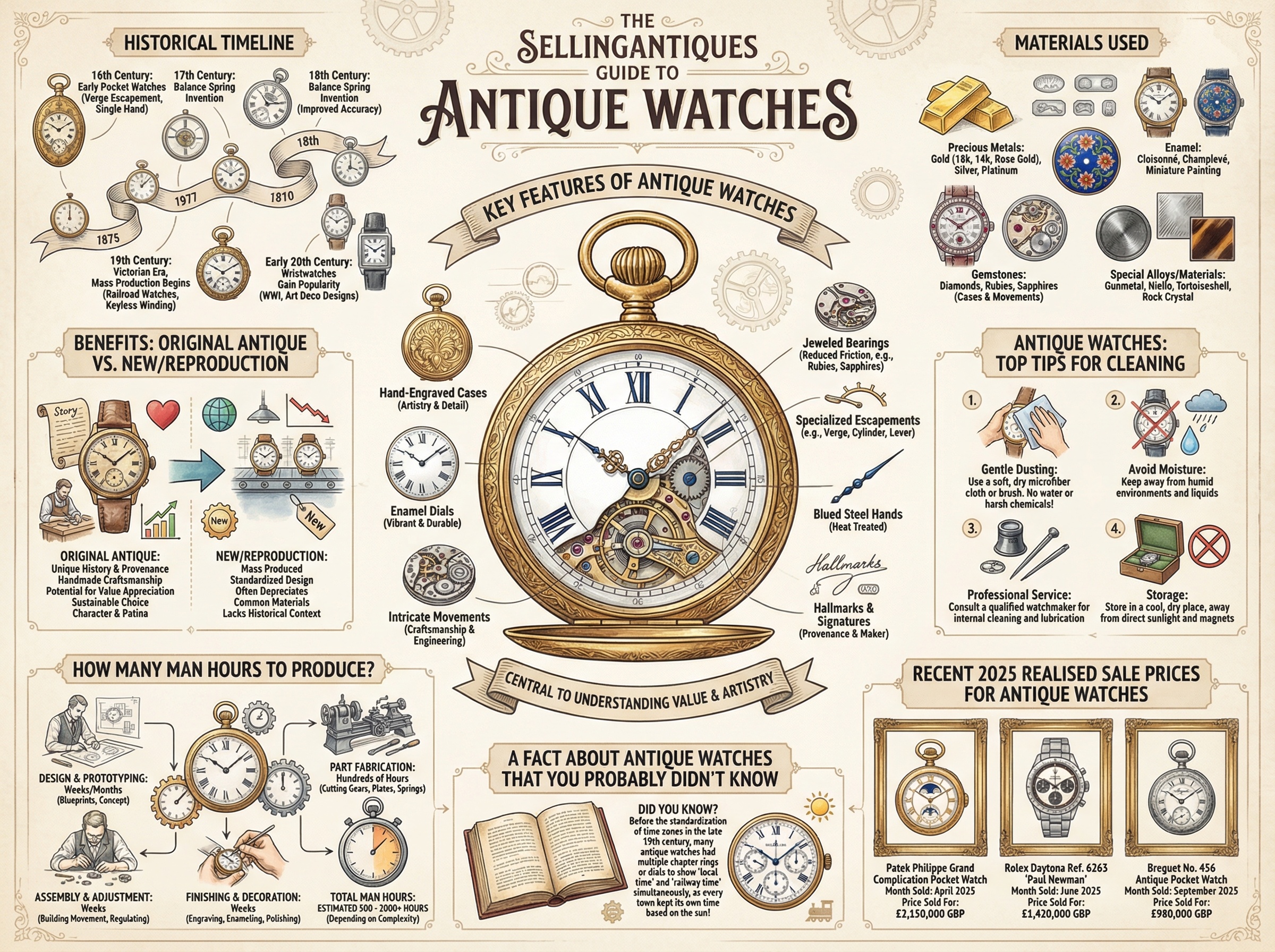 Old Watch Graphics Antique Watches from 28 Shops