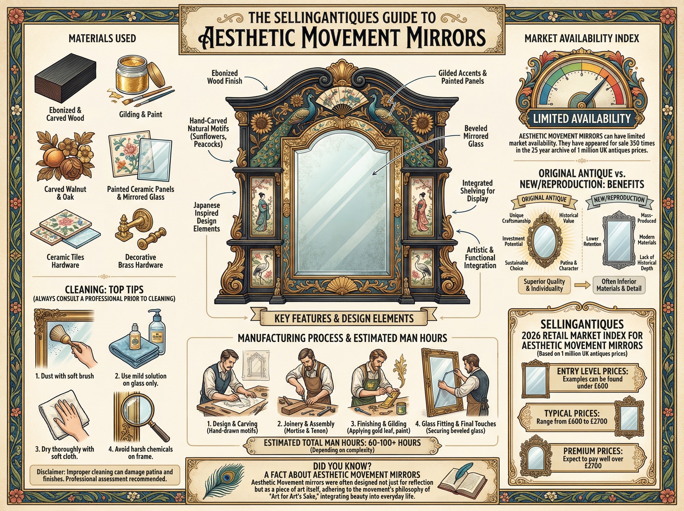 Aesthetic Movement Mirrors Guide Infographic
