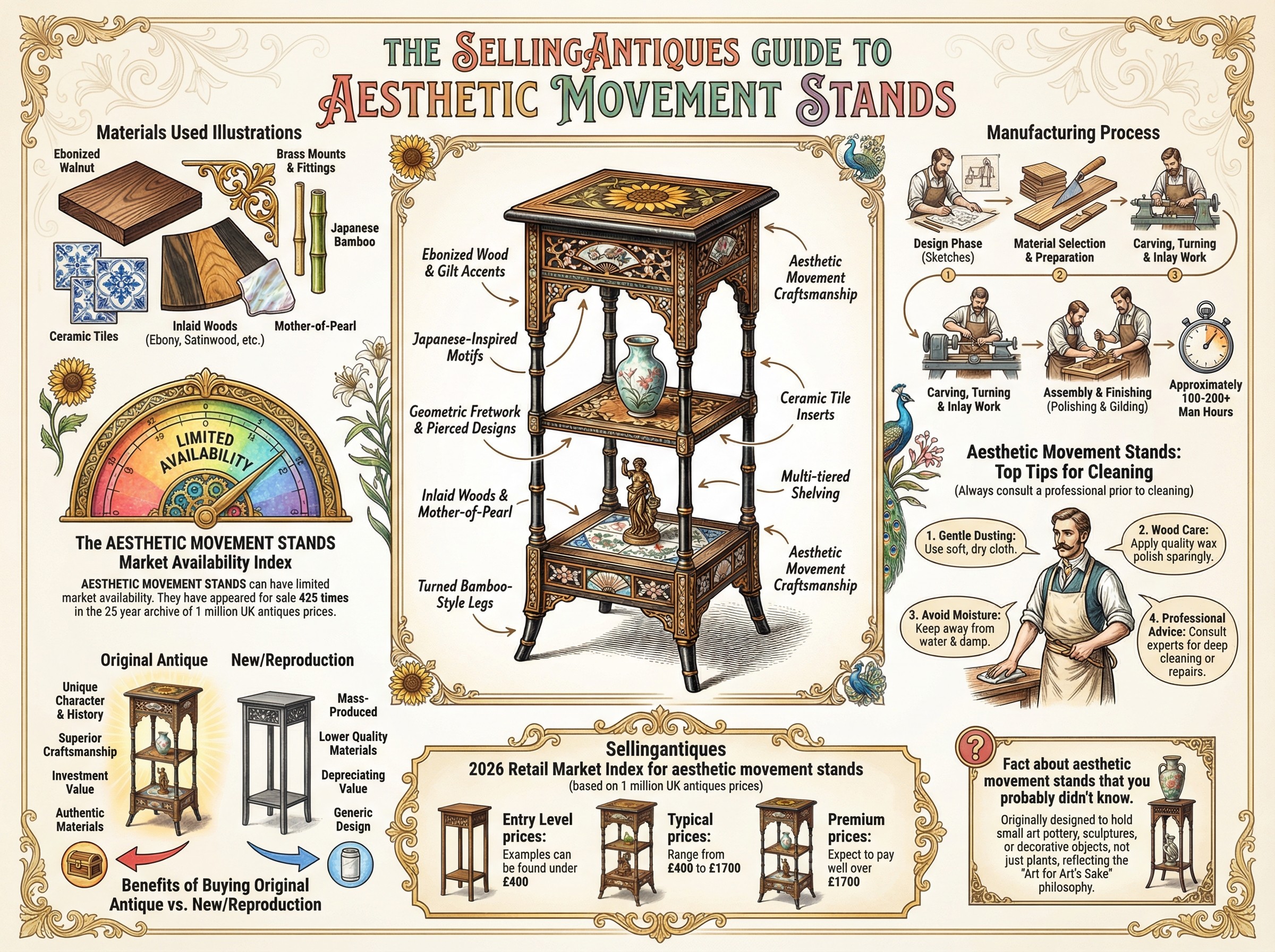 Aesthetic Movement Stands Guide Infographic