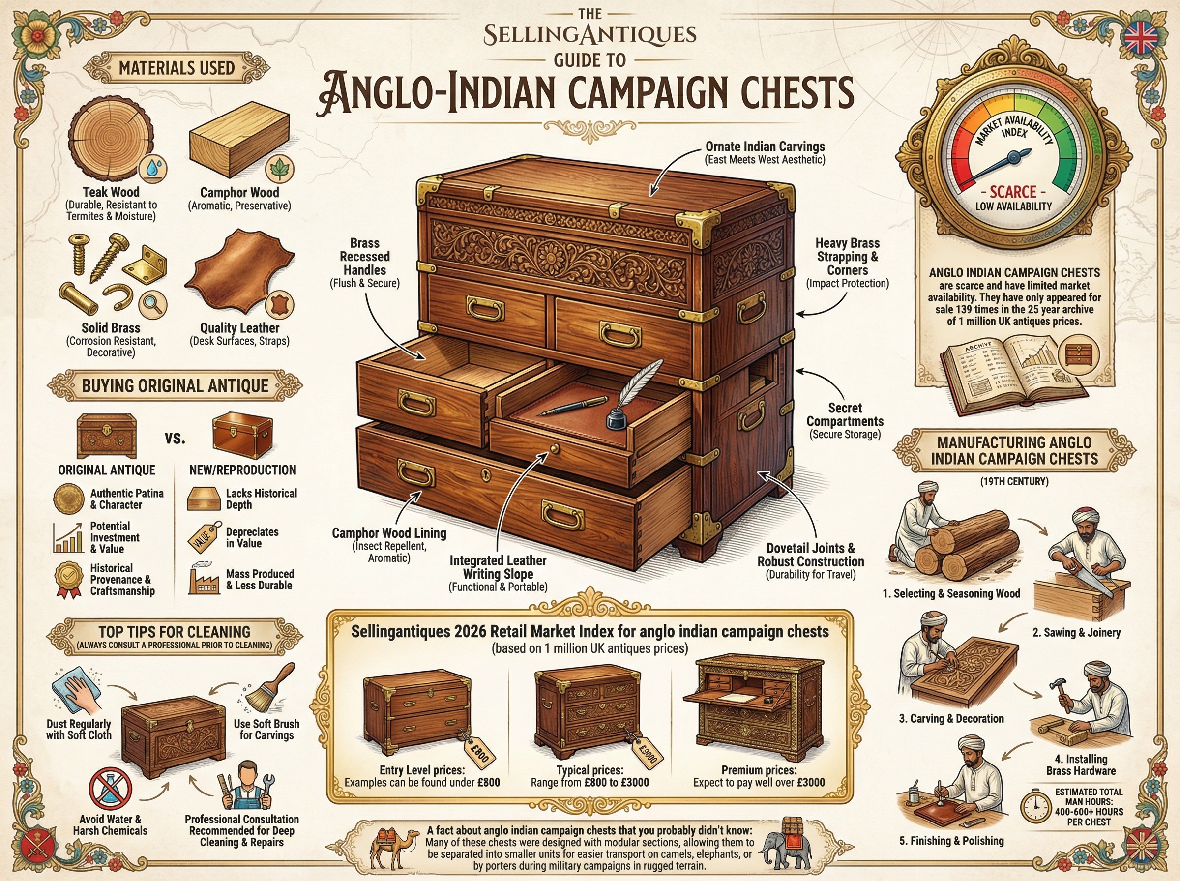 Anglo Indian Campaign Chests Guide Infographic
