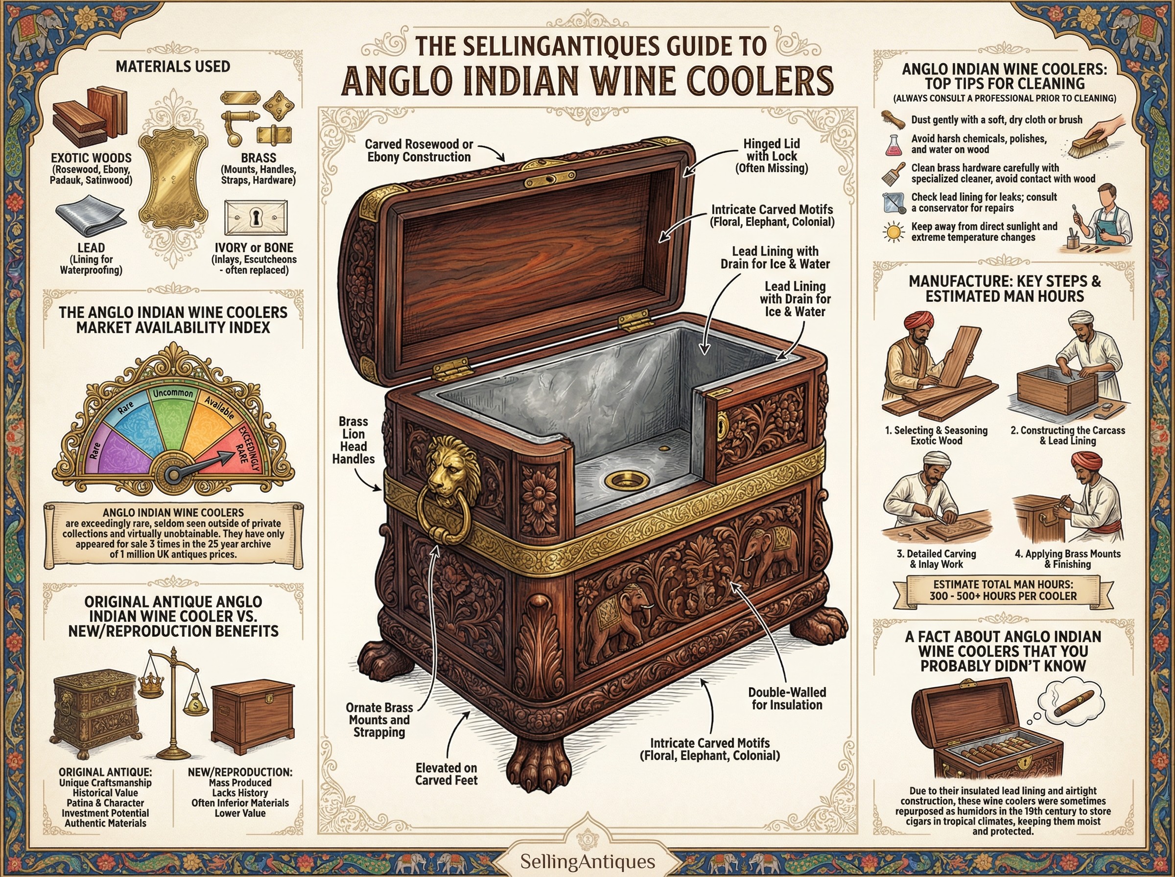 Anglo Indian Wine Coolers Guide Infographic