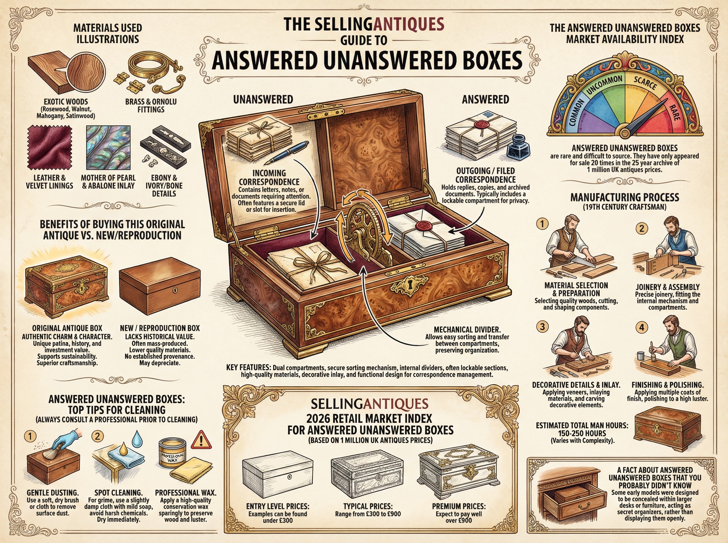 Answered Unanswered Boxes Guide Infographic