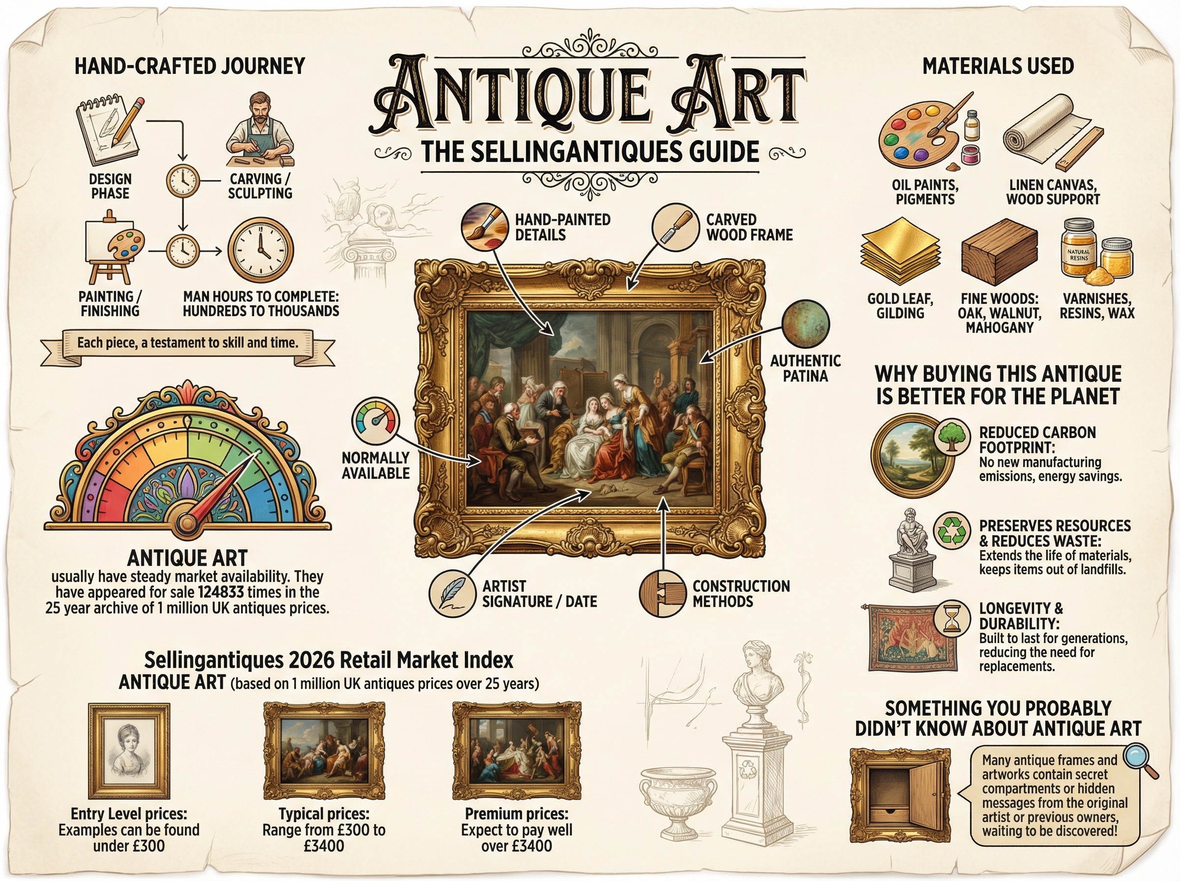Antique Art Guide Infographic