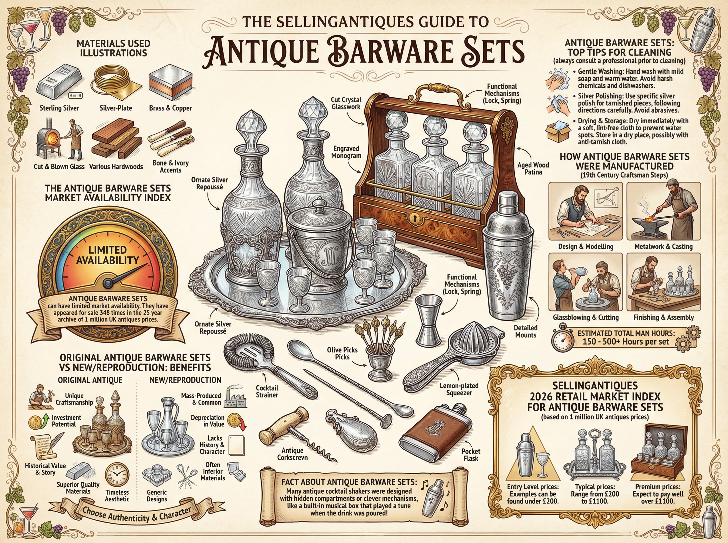 The Sellingantiques Guide to Antique Barware Sets