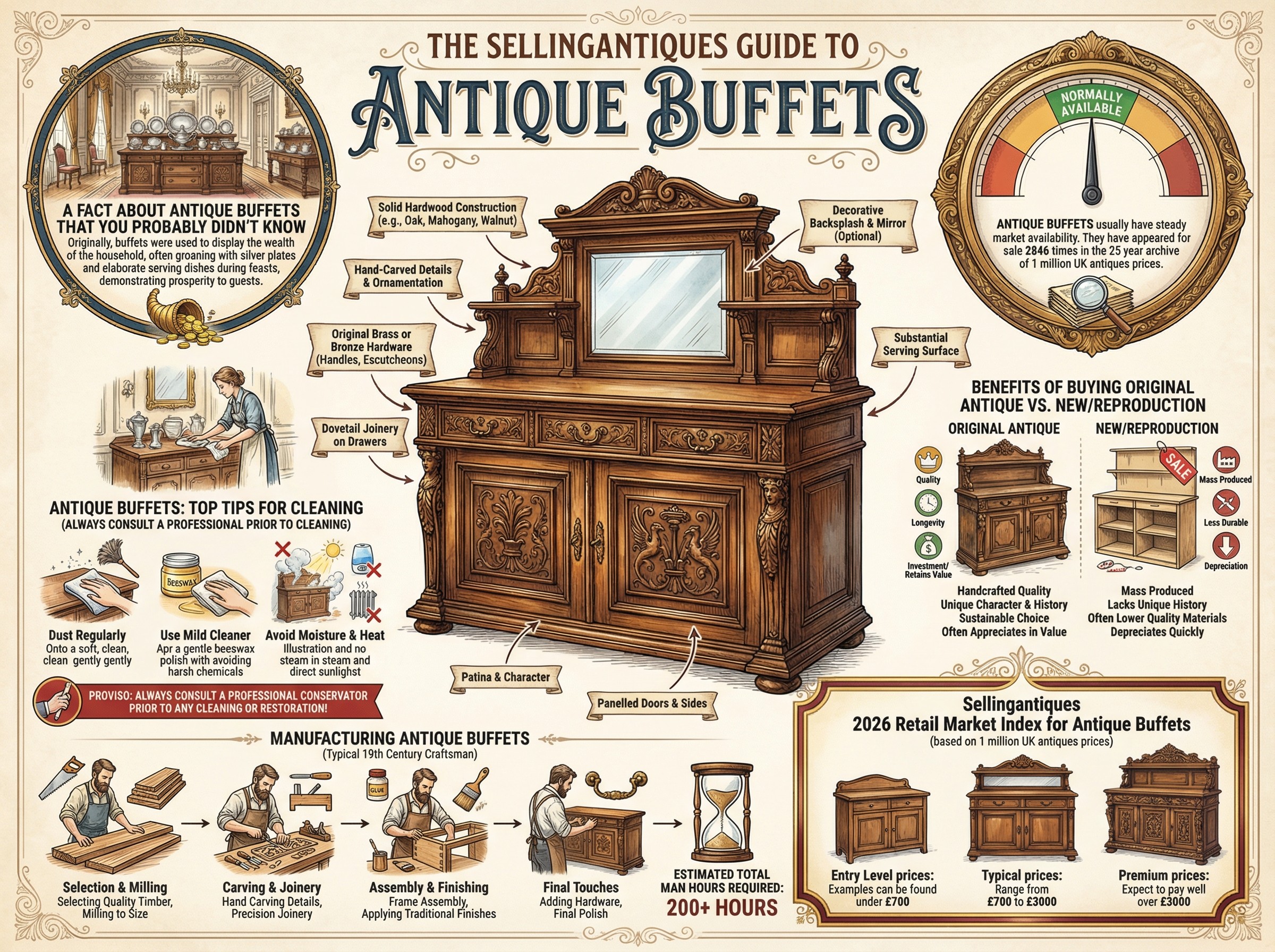 The Sellingantiques Guide to Antique Buffets