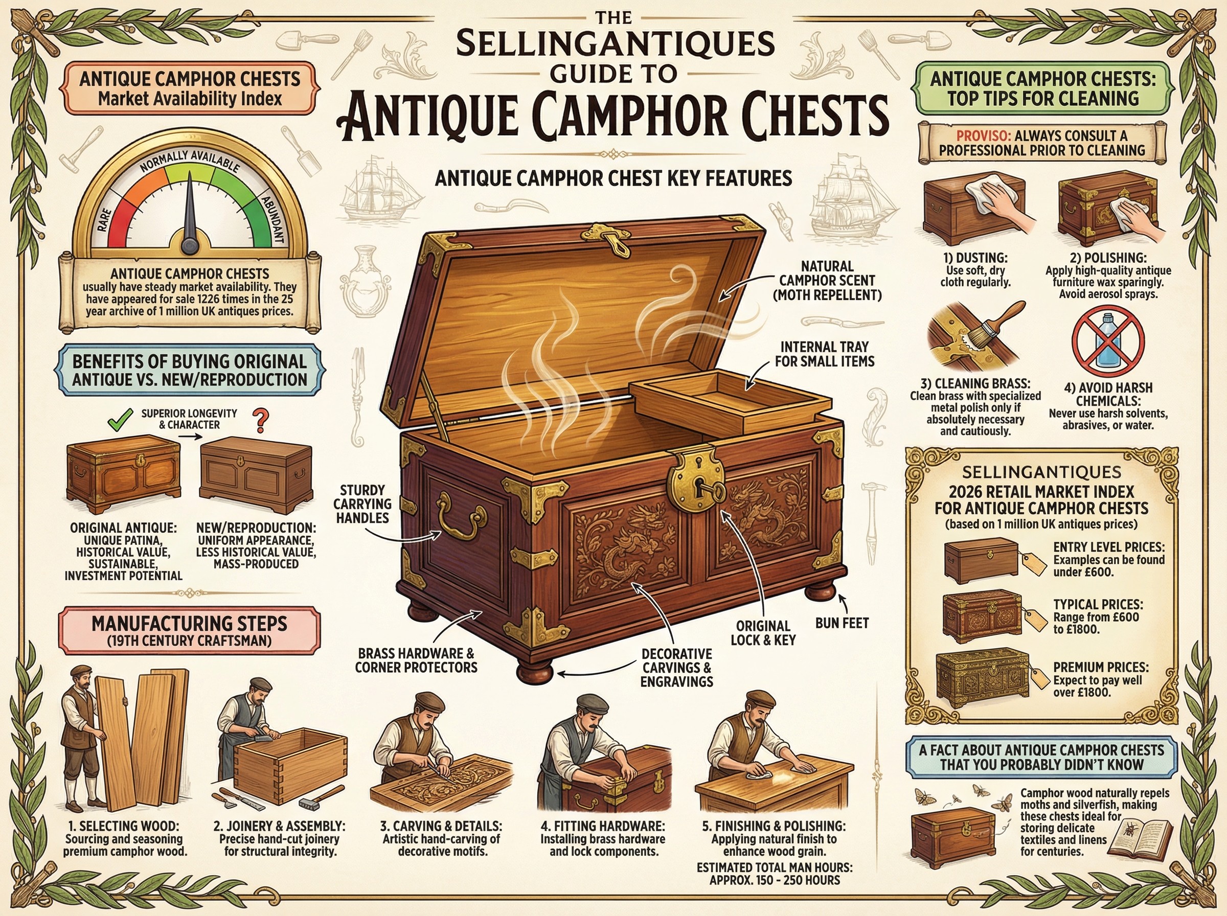 The Sellingantiques Guide to Antique Camphor Chests