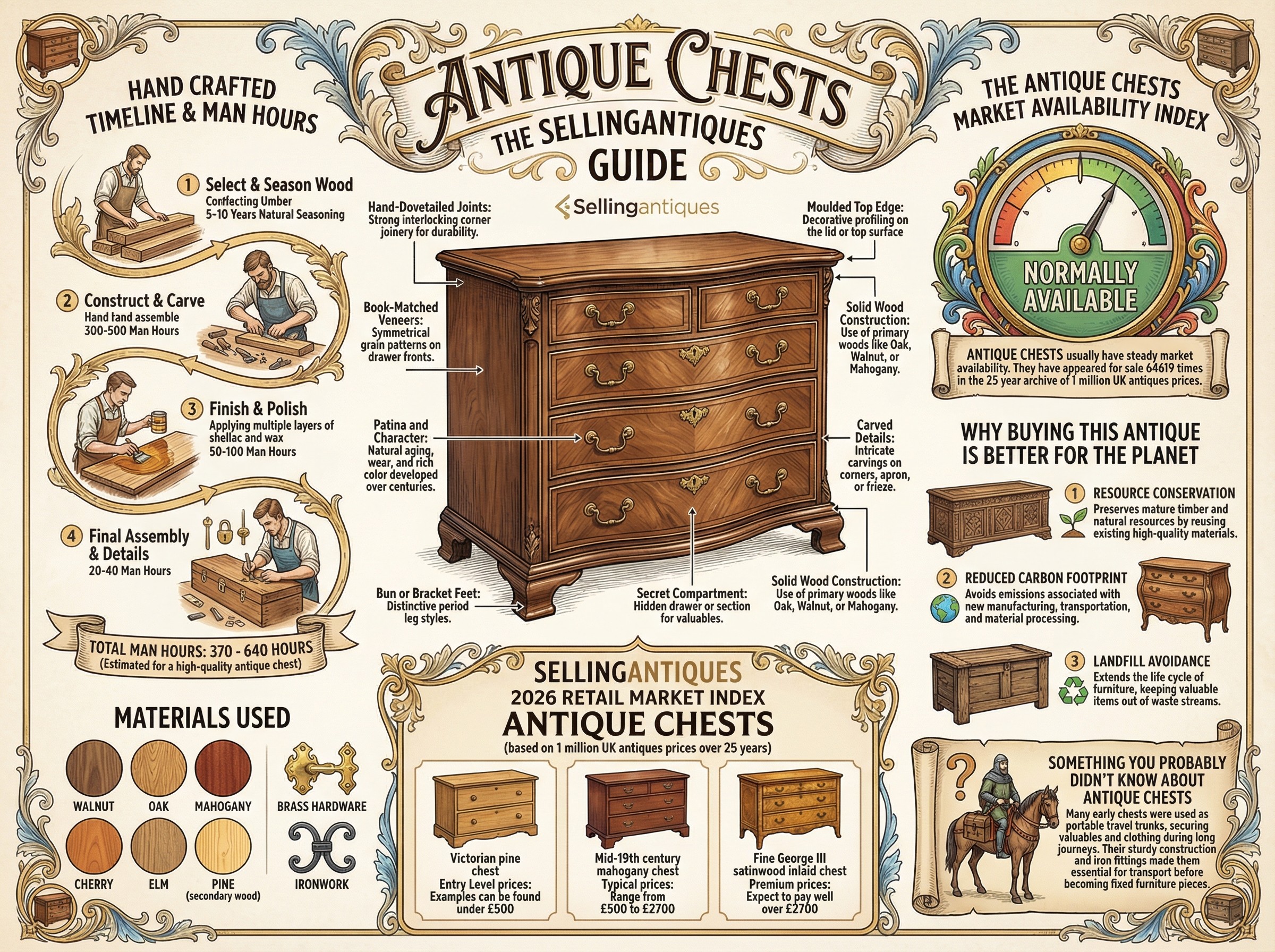 Antique Chests Guide Infographic