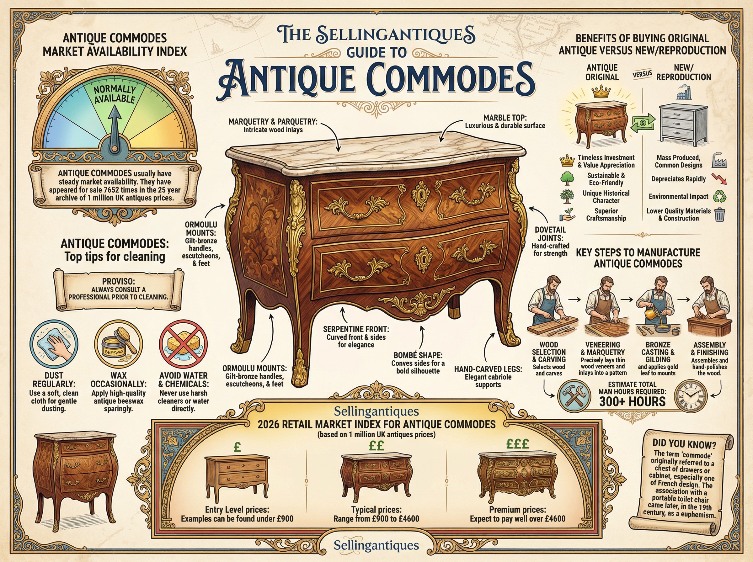 The Sellingantiques Guide to Antique Commodes