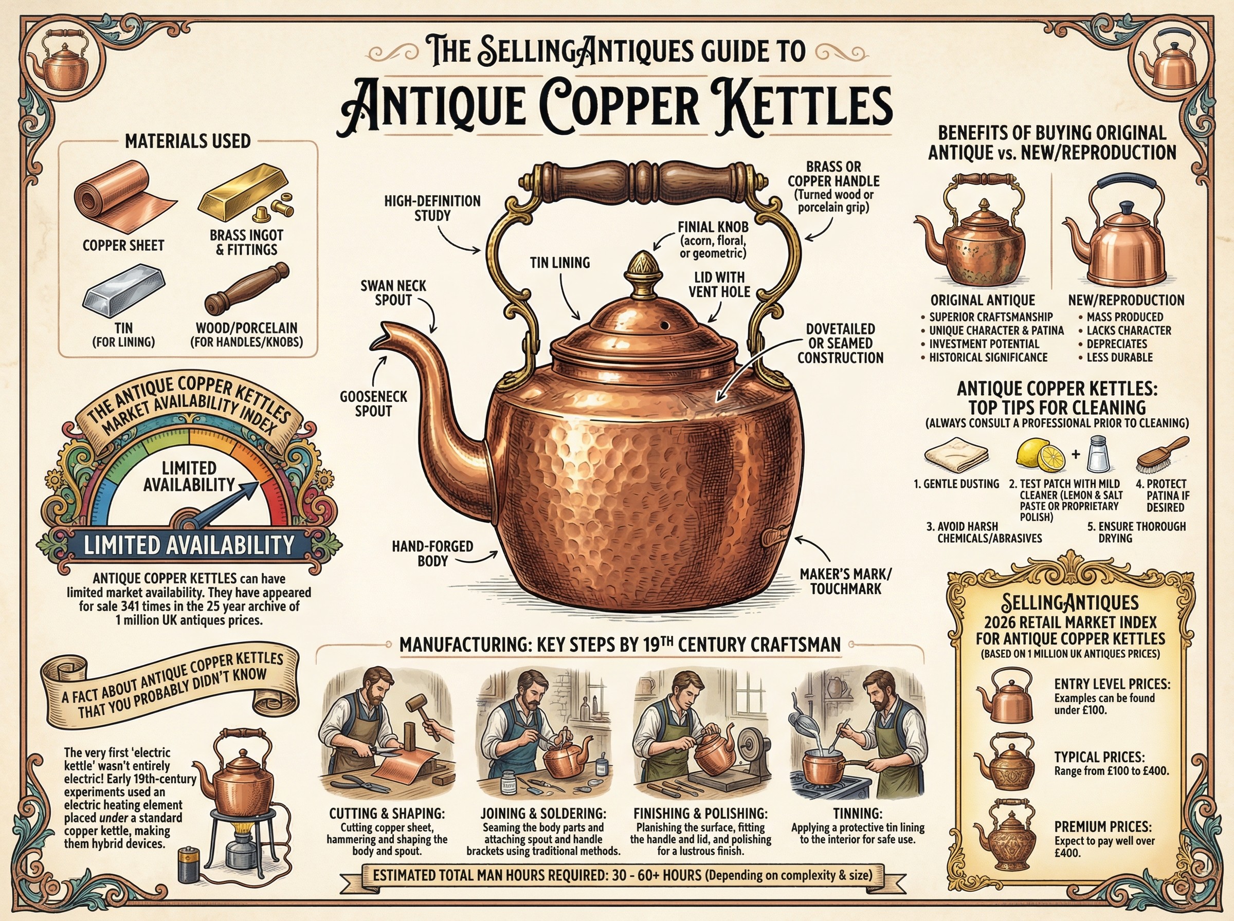 Antique Copper Kettles Guide Infographic
