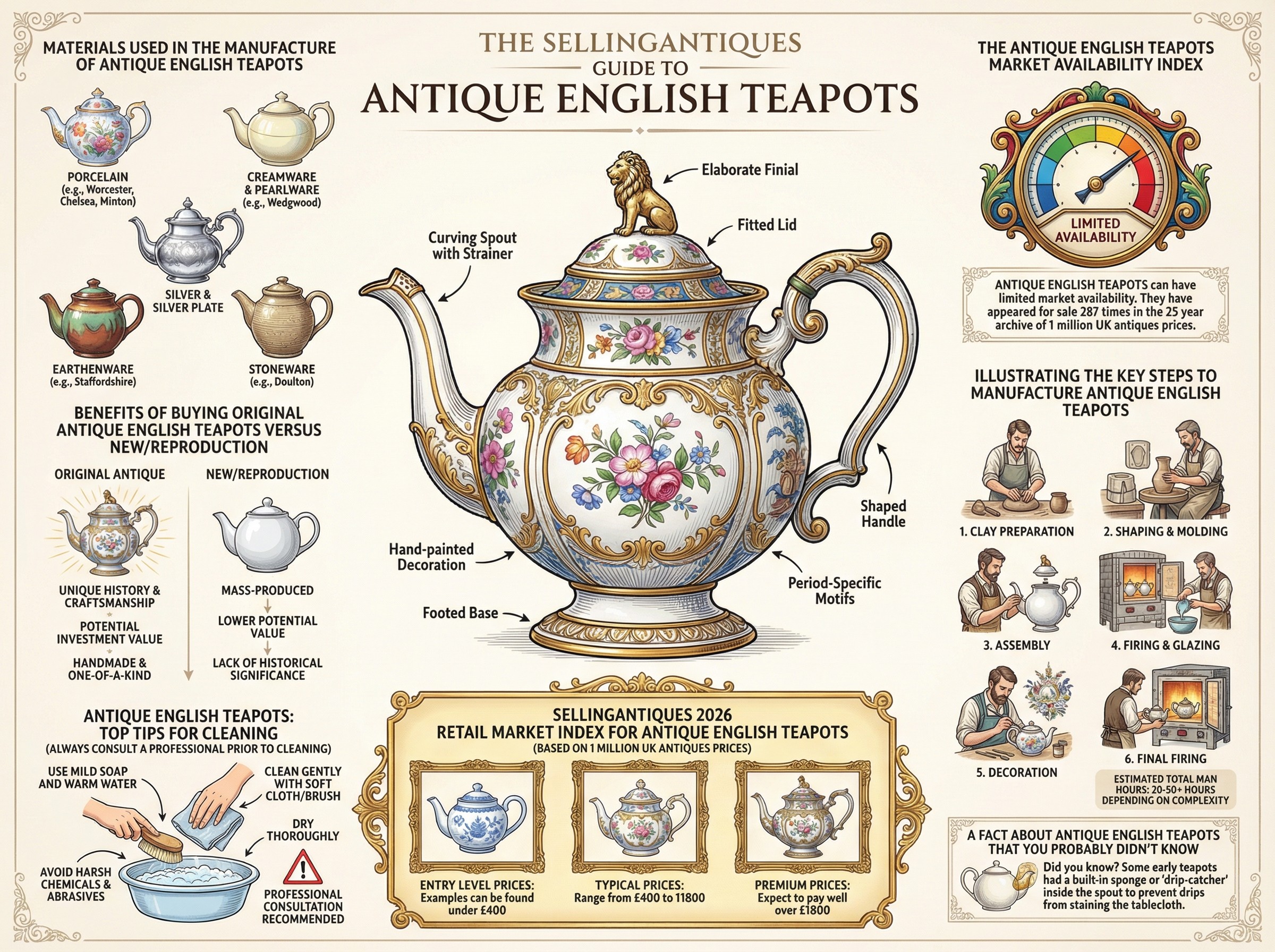 The Sellingantiques Guide to Antique English Teapots