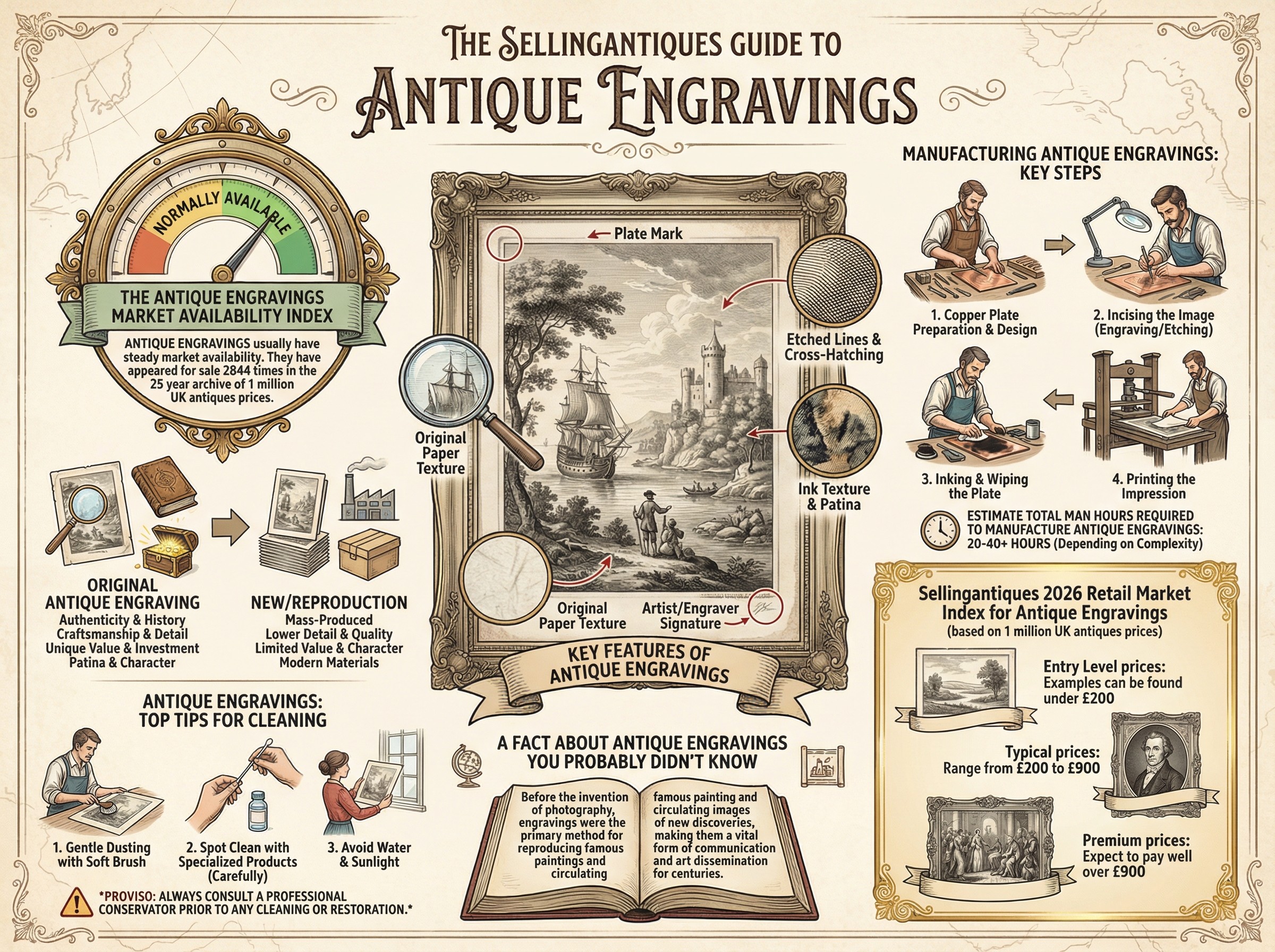The Sellingantiques Guide to Antique Engravings