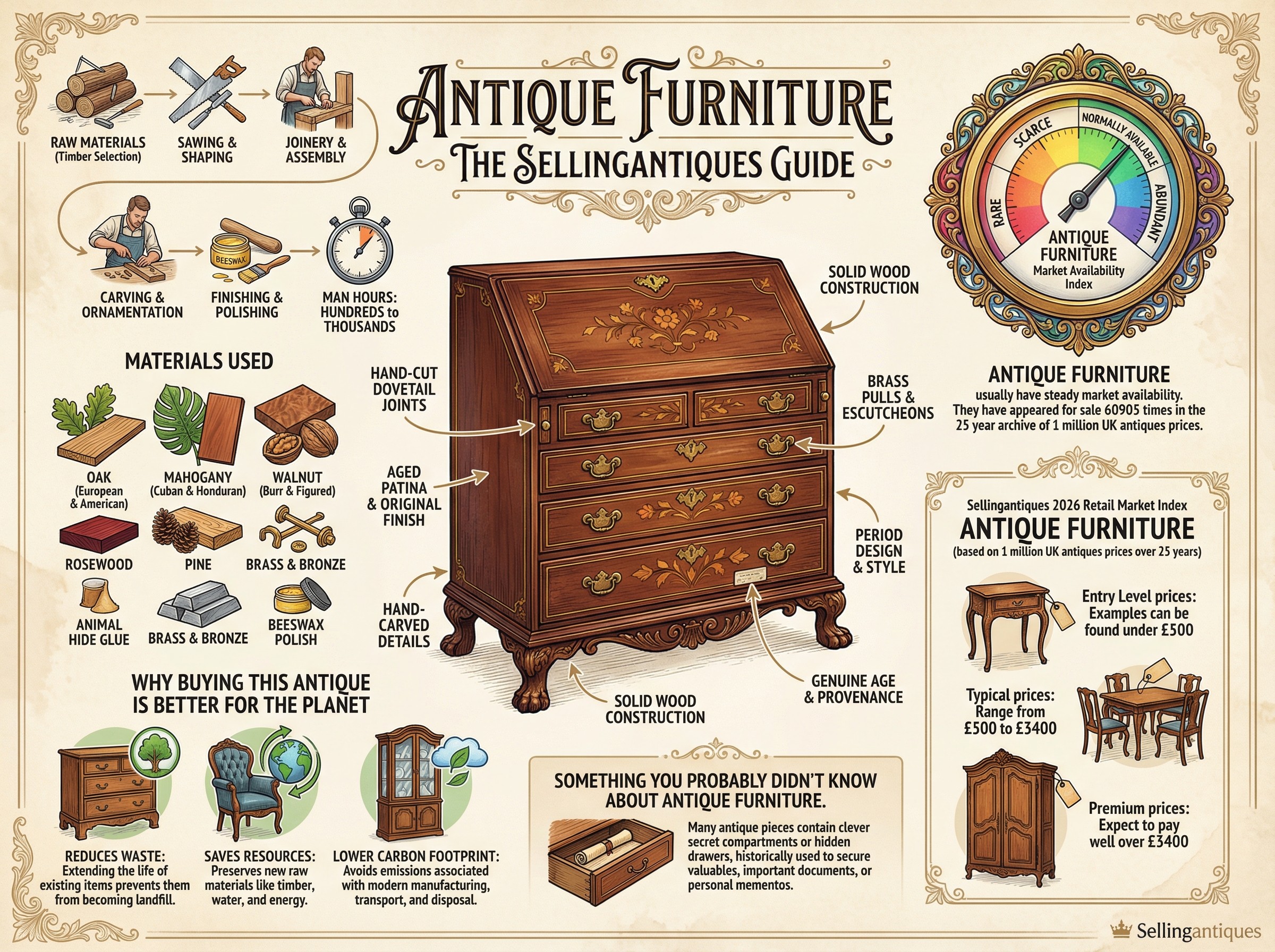 Antique Furniture Guide Infographic