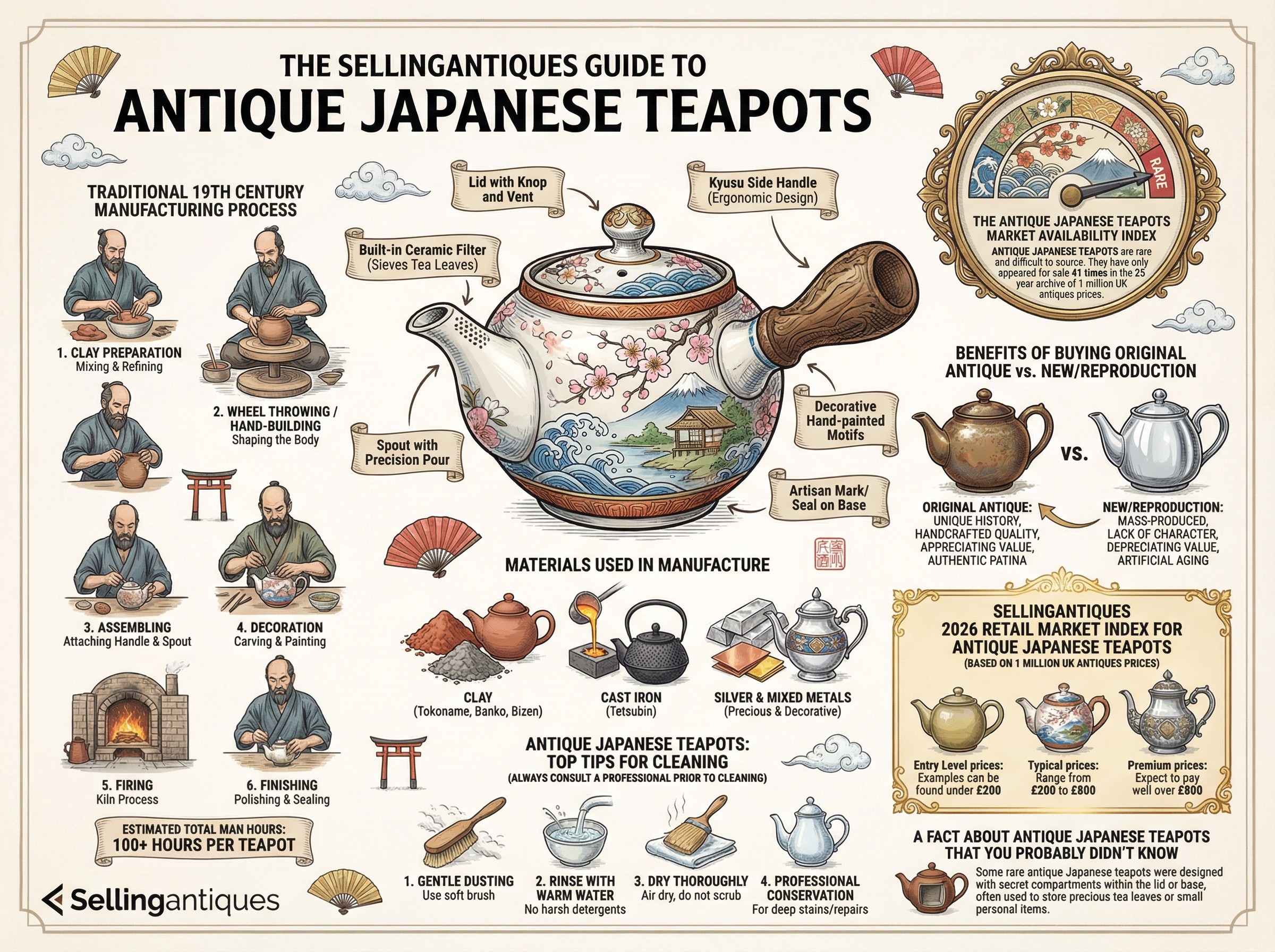 The Sellingantiques Guide to Antique Japanese Teapots