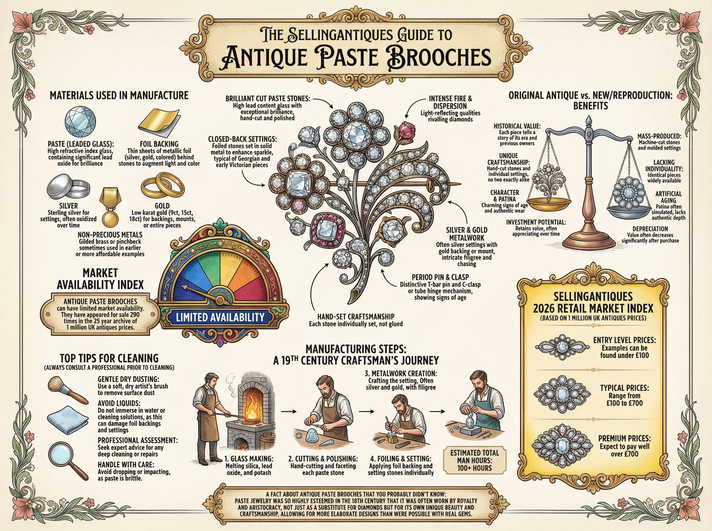 The Sellingantiques Guide to Antique Paste Brooches