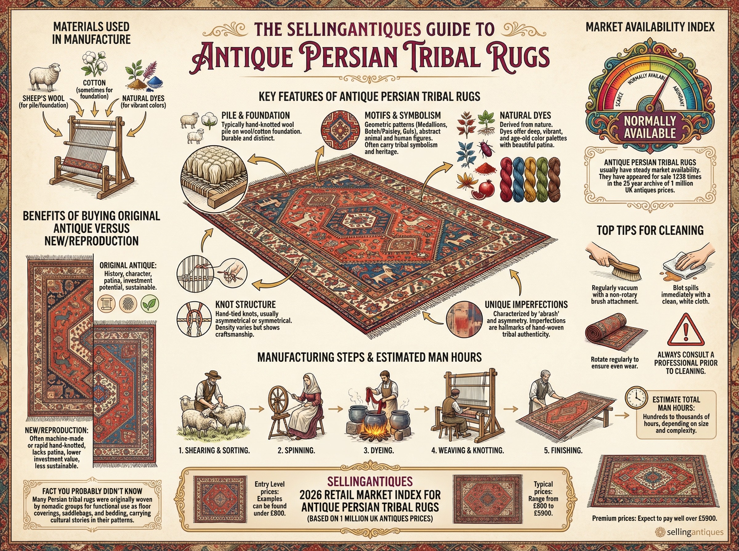 Persian Rug Guide The Sellingantiques Guide to Antique Persian Tribal Rugs