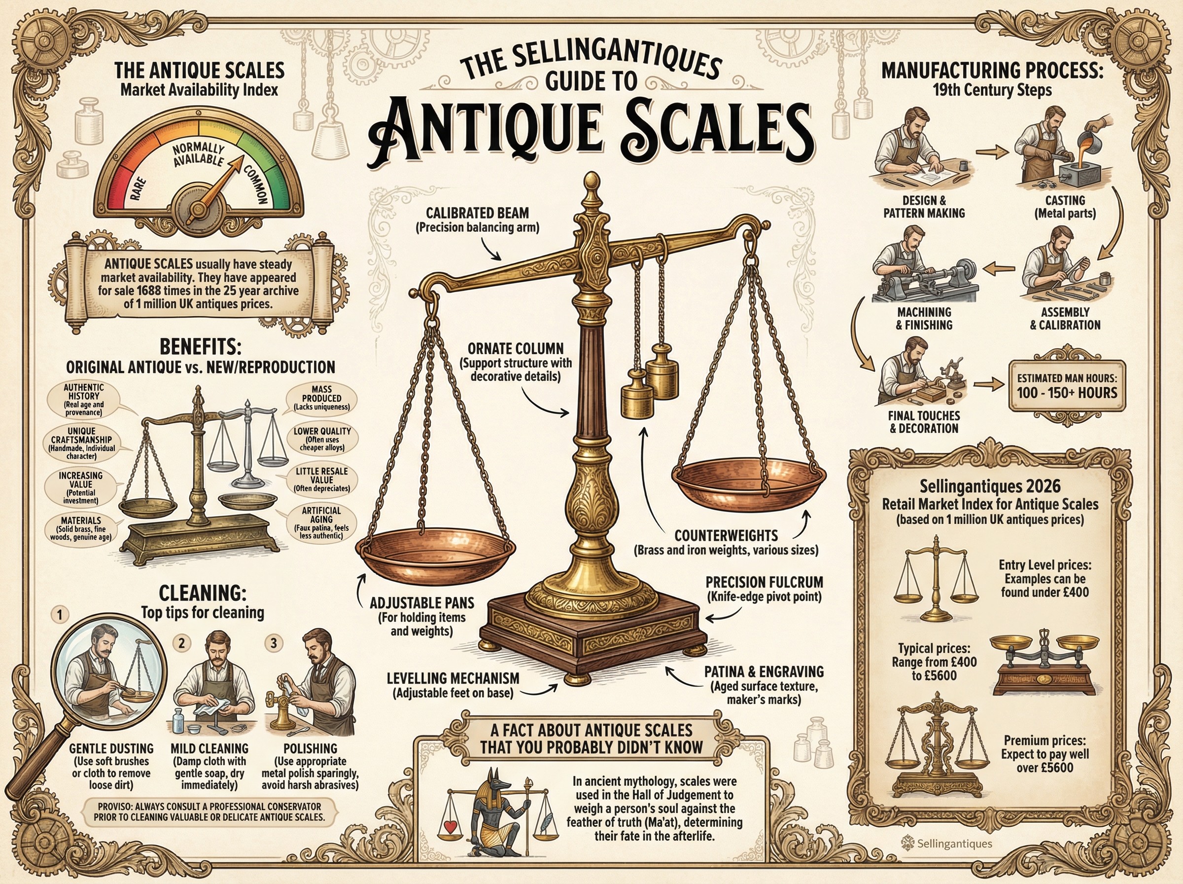 Antique Scales Guide Infographic