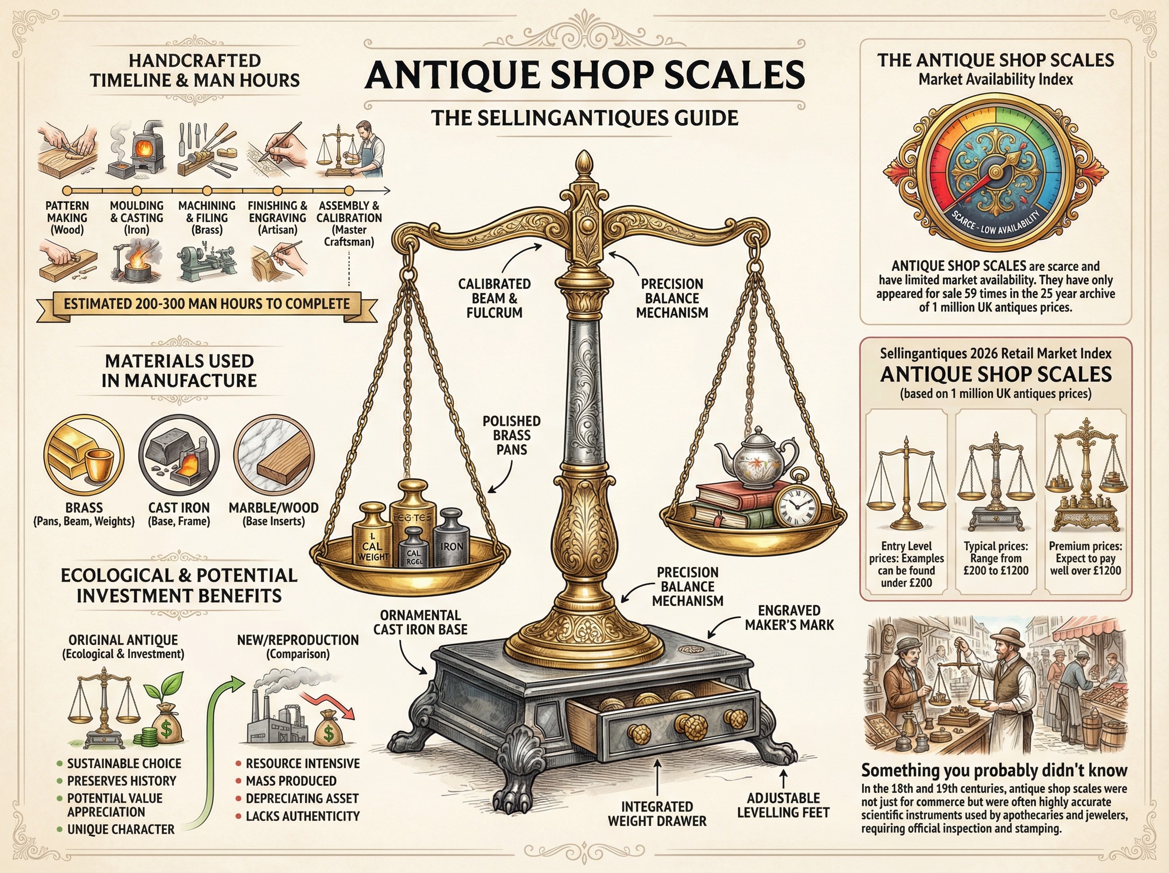 Antique Shop Scales Guide Infographic