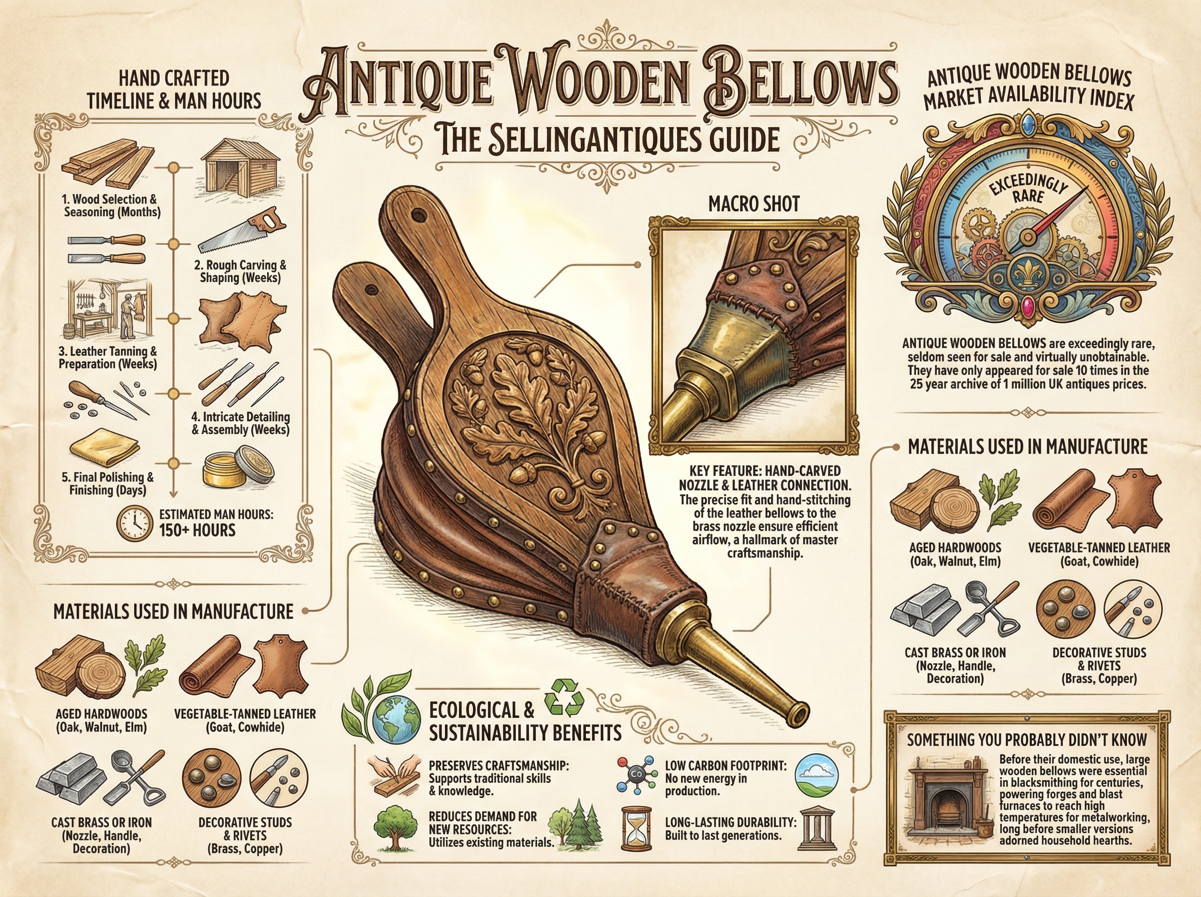 Bellows Guide The Sellingantiques Guide to Antique Wooden Bellows