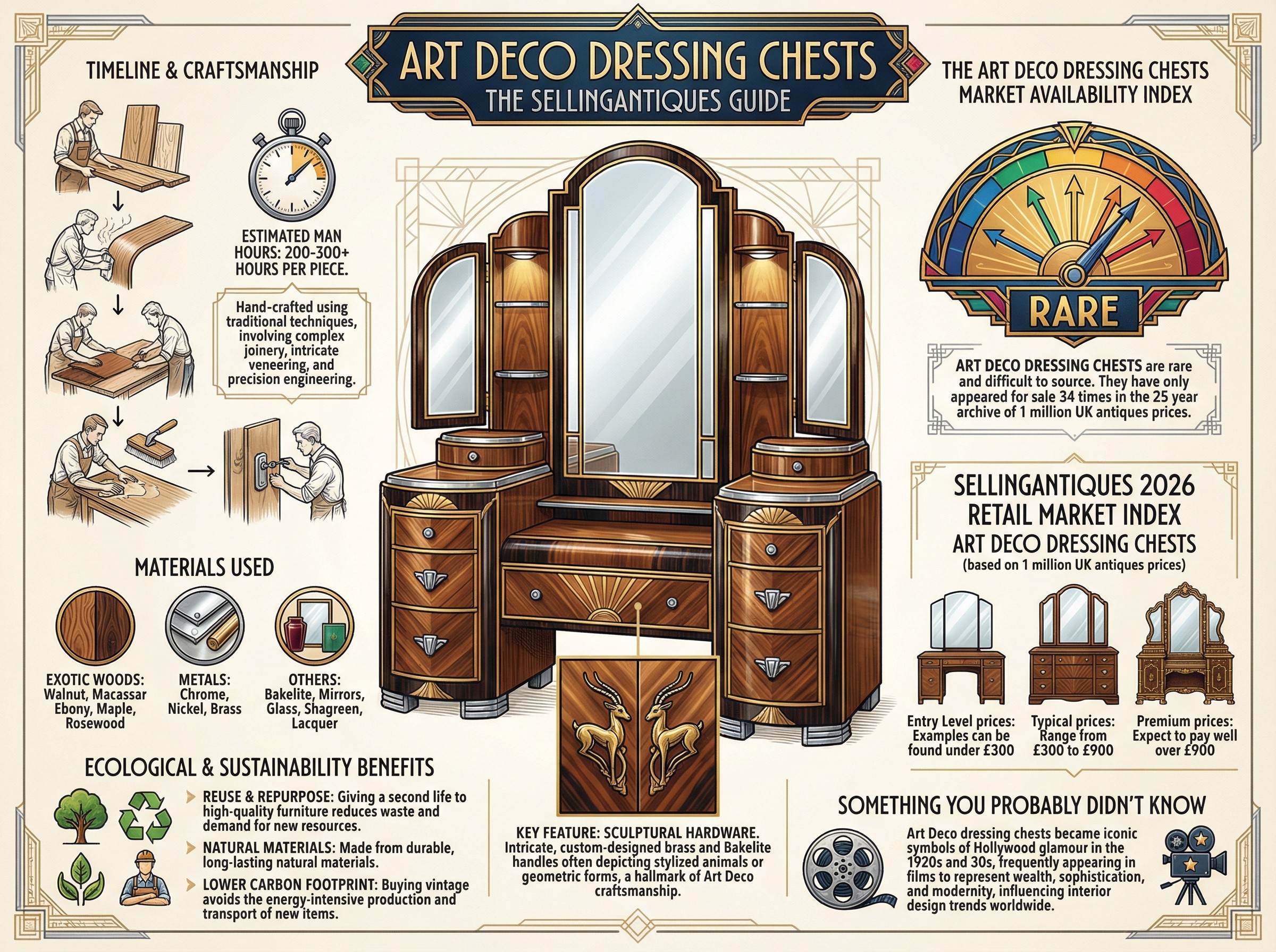 Art Deco Dressing Chests Guide Infographic