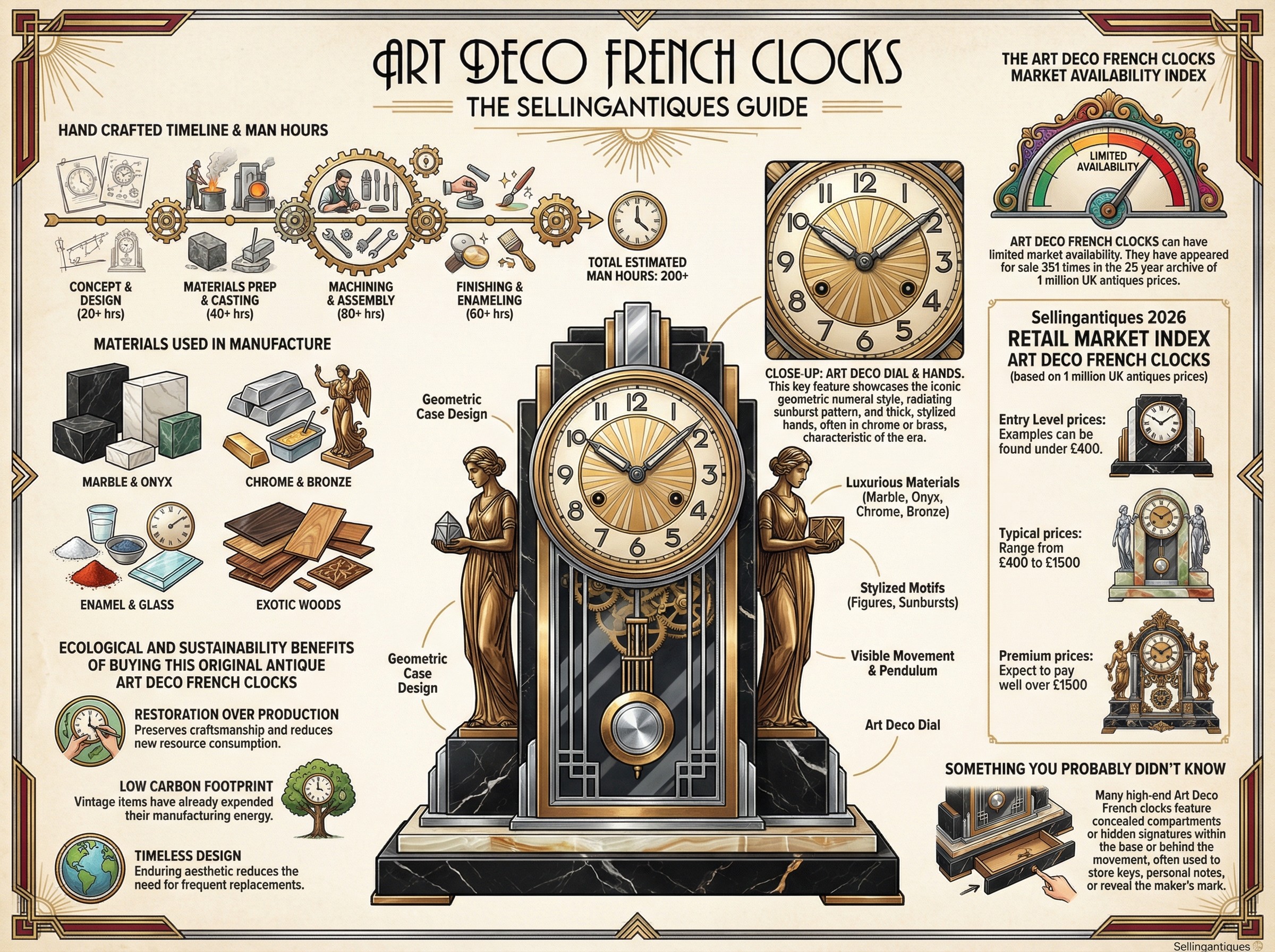 The Sellingantiques Guide to Art Deco French Clocks