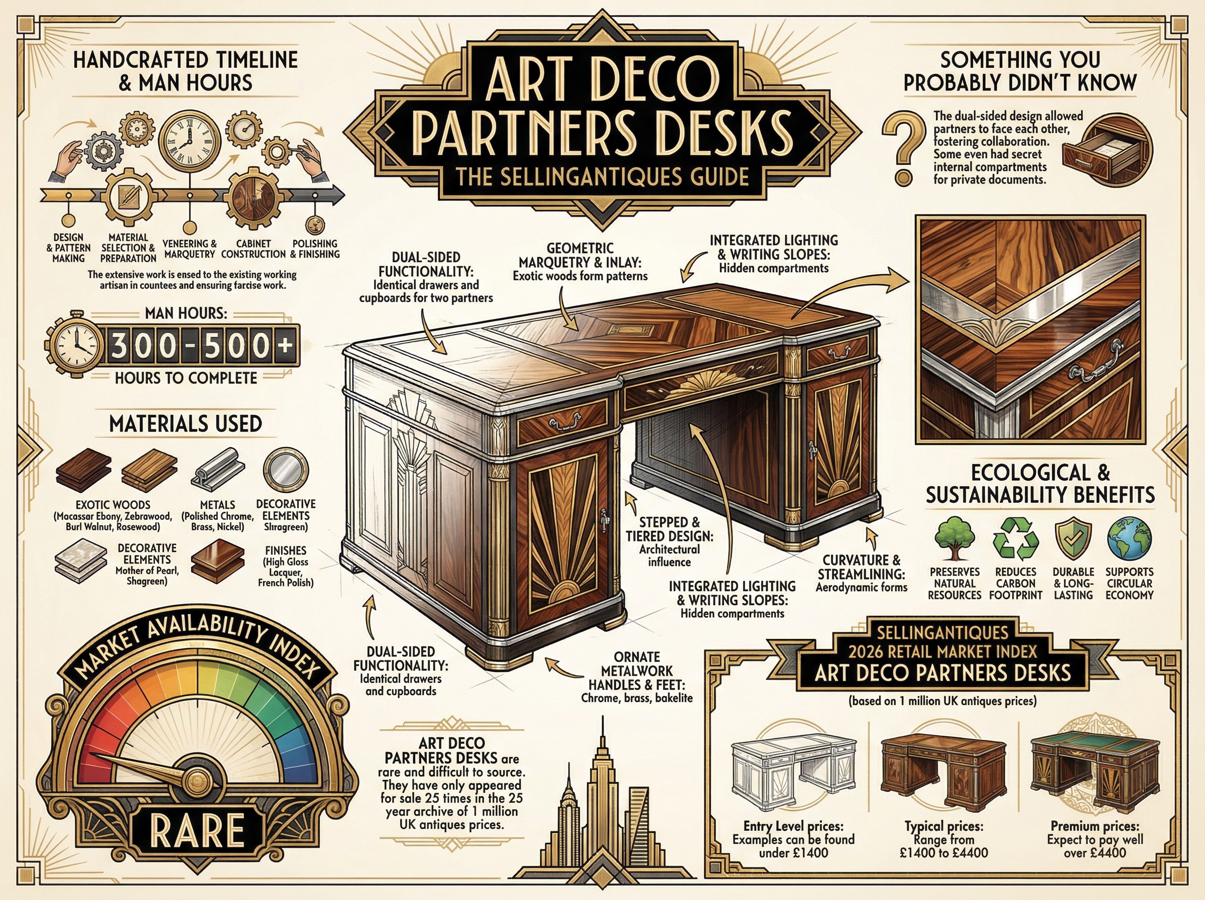 Art Deco Partners Desks Guide Infographic