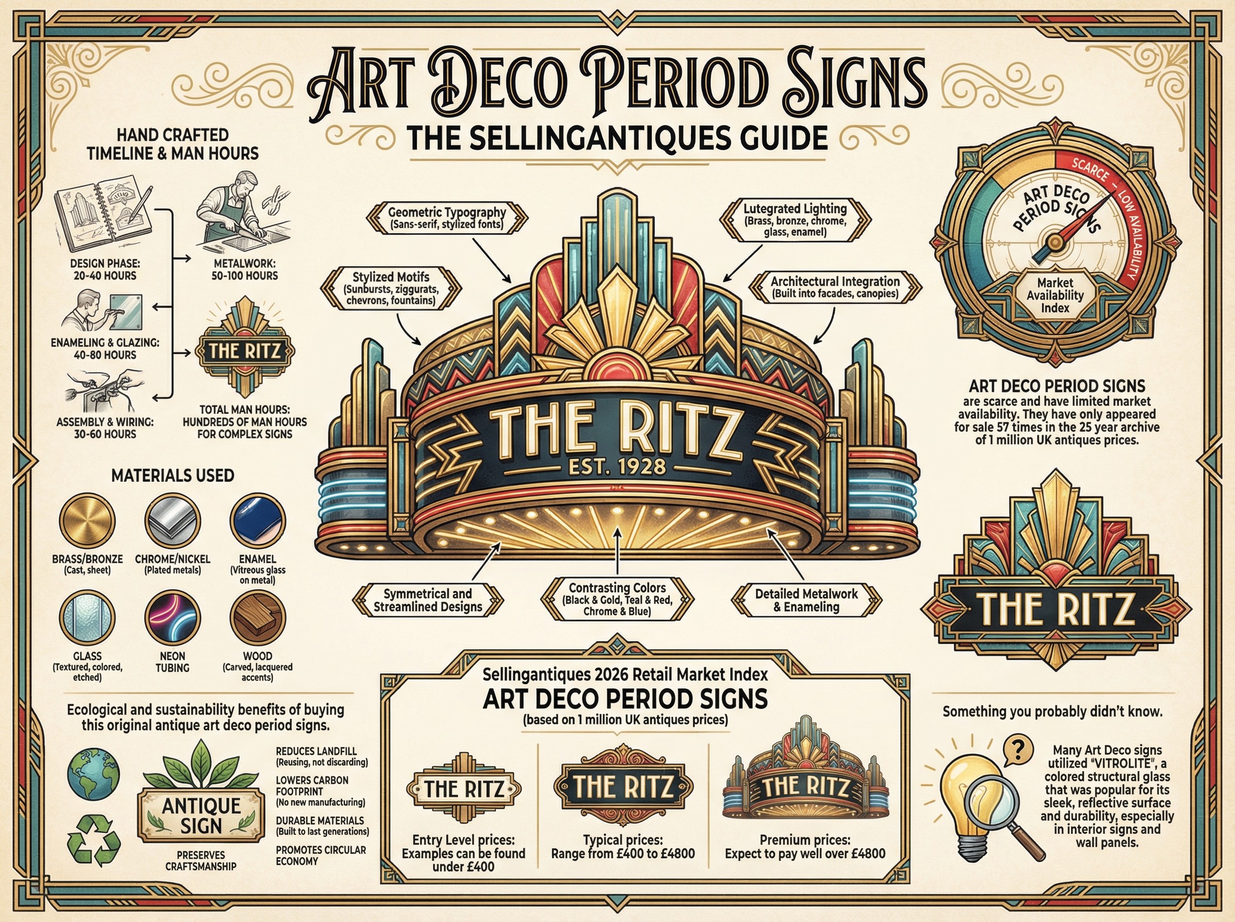 Art Deco Period Signs Guide Infographic