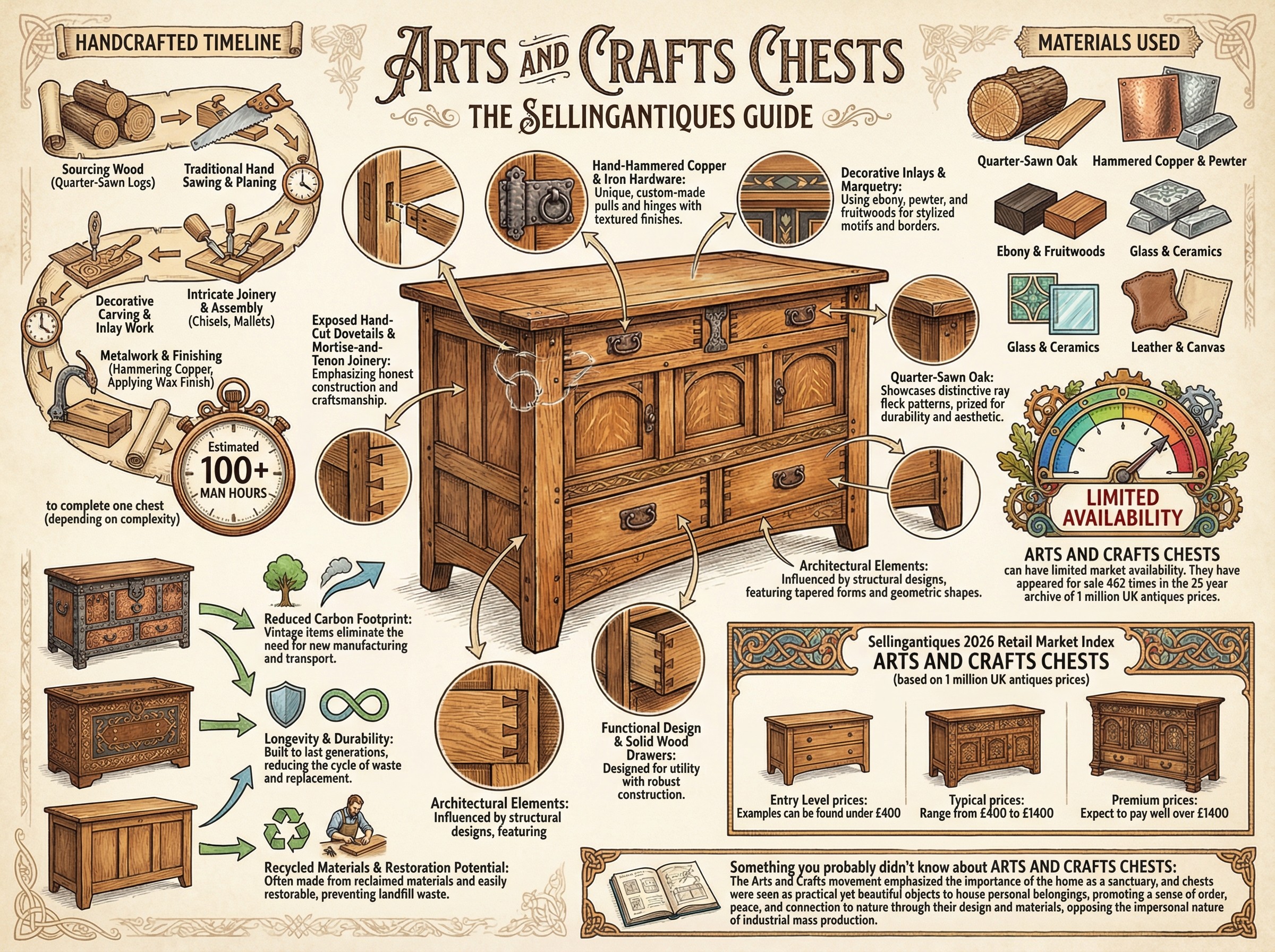 Arts And Crafts Chests Guide Infographic