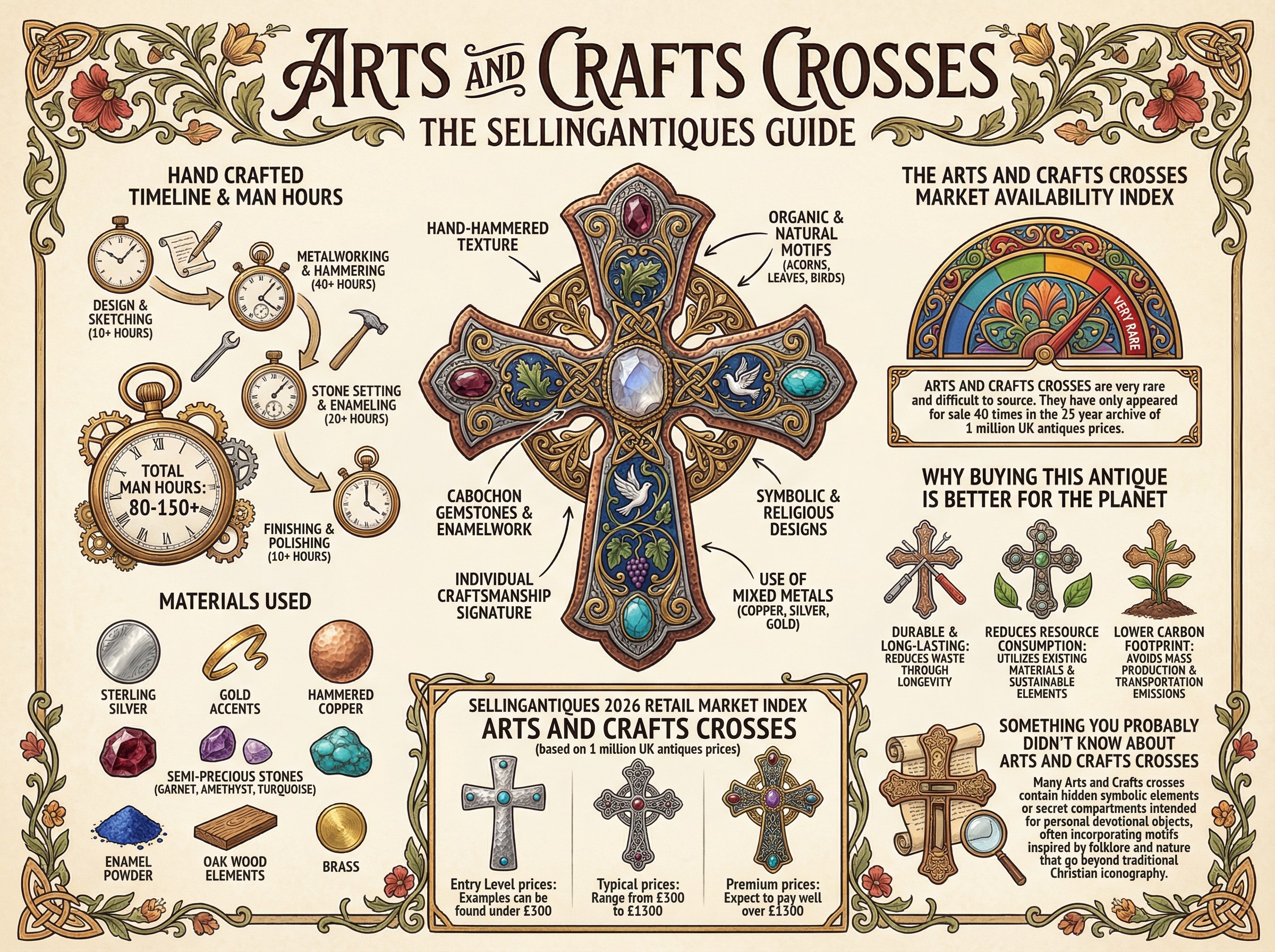 Arts And Crafts Crosses Guide Infographic