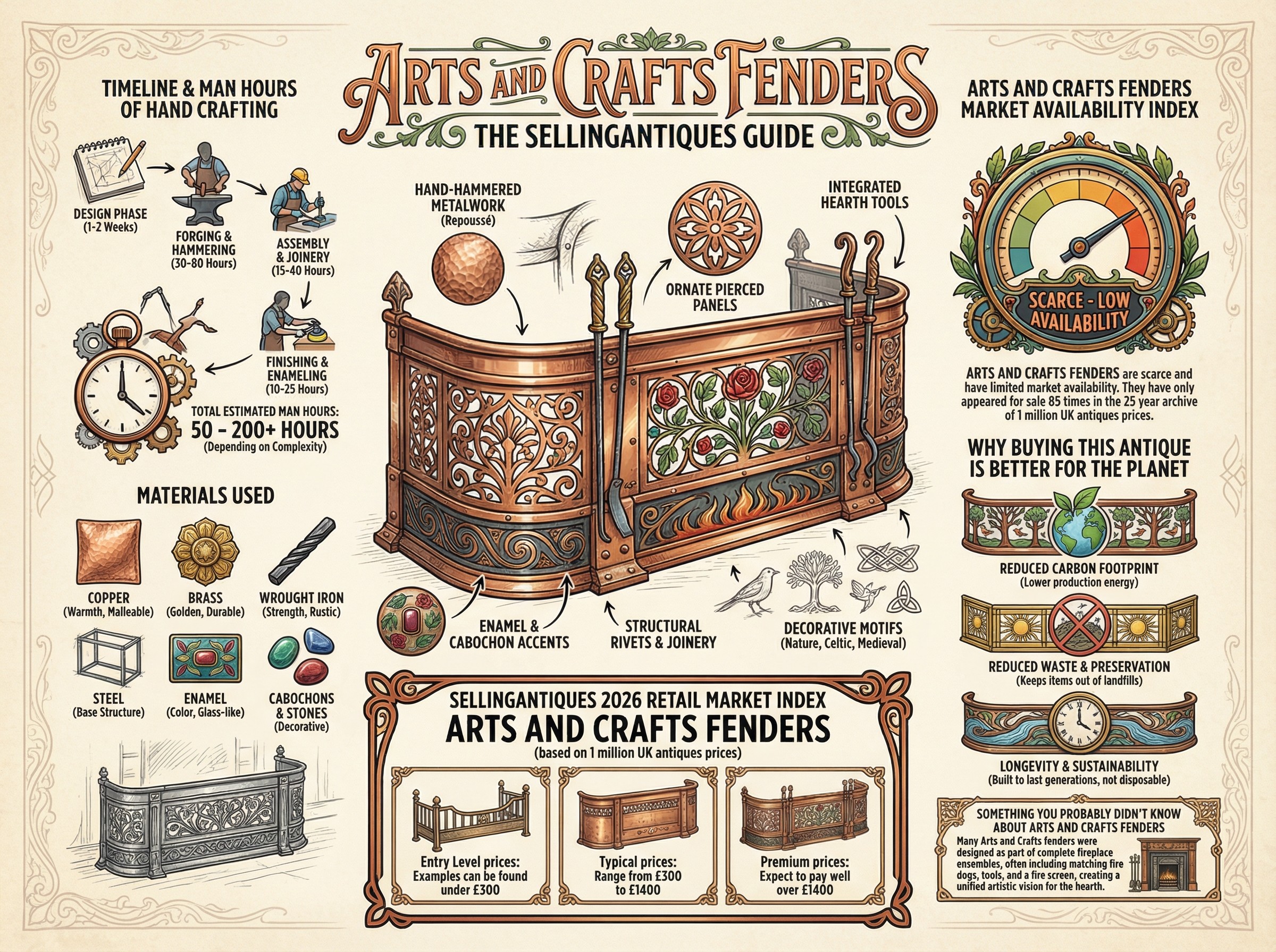 Arts And Crafts Fenders Guide Infographic